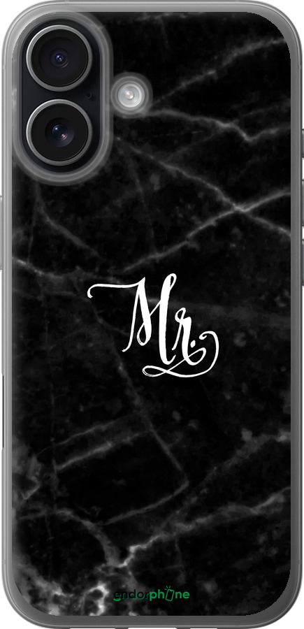 Силиконовый чехол Мрамор1 для Apple iPhone 17 - 4582u-4031 изображение 