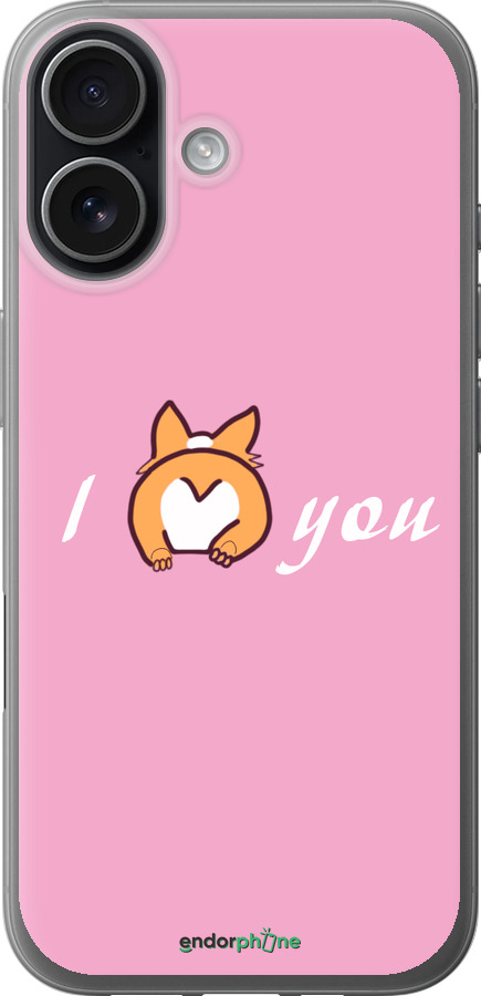 Силиконовый чехол Люблю1 для Apple iPhone 17 - 4587u-4031 изображение 