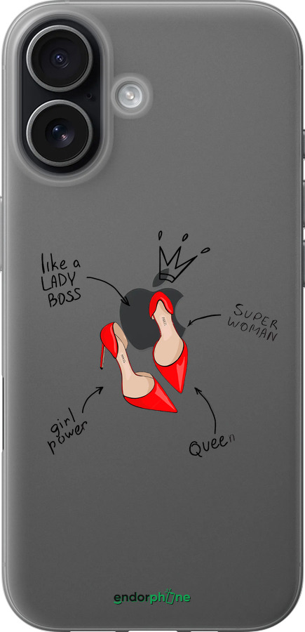 Силиконовый чехол Женщина для Apple iPhone 17 - 4599u-4031 изображение 