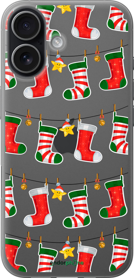 Силиконовый чехол Новогодний 9 для Apple iPhone 17 - 4622u-4031 изображение 