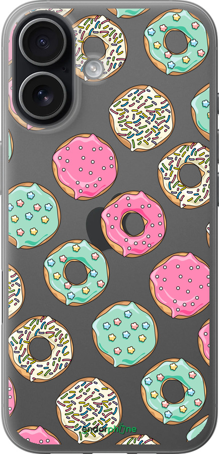 Силиконовый чехол Пончики 1 для Apple iPhone 17 - 4657u-4031 изображение 