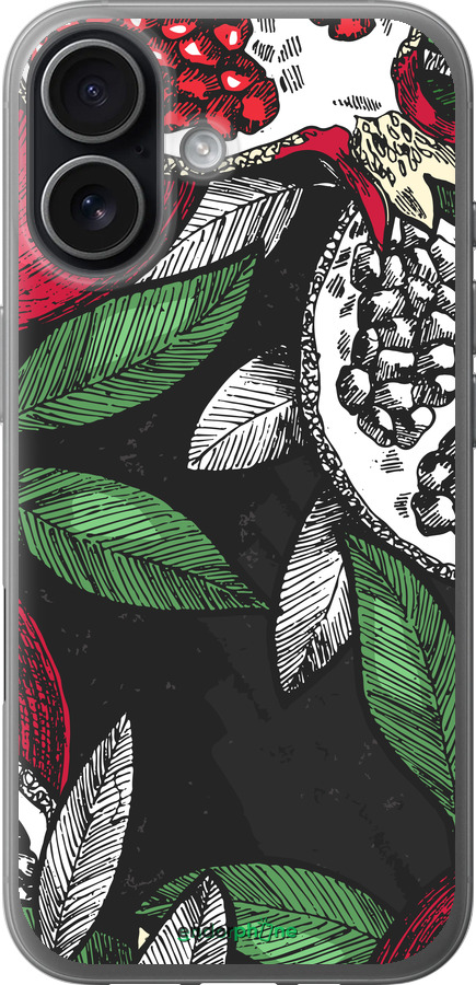 Силиконовый чехол Гранат для Apple iPhone 17 - 4692u-4031 изображение 