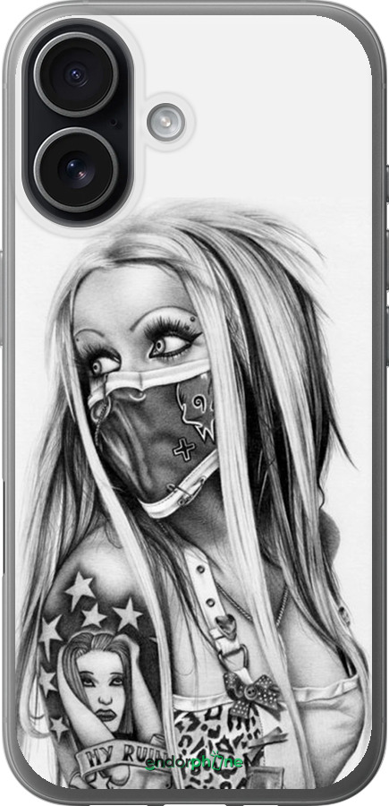 Силіконовий чехол Biohazard 8 для Apple iPhone 17 - 4824u-4031 изображение 