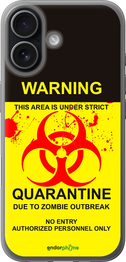 Силіконовий чехол Biohazard 9 для Apple iPhone 17 - 4825u-4031 изображение 