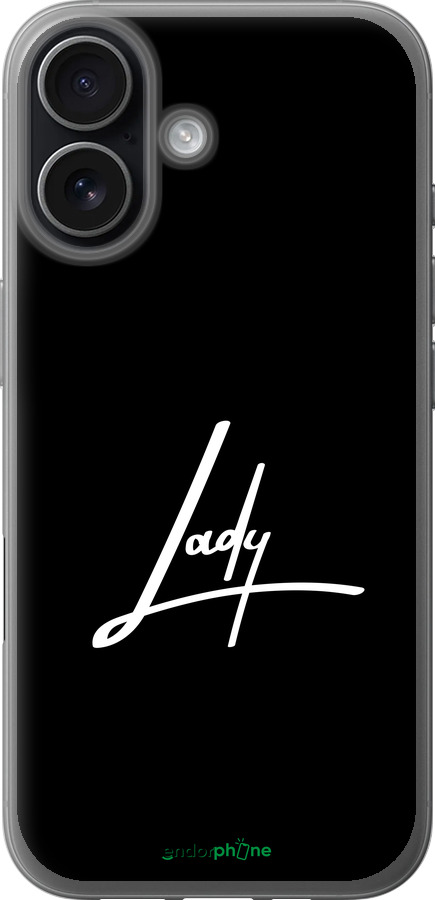 Силіконовий чехол Lady 2 для Apple iPhone 17 - 4867u-4031 изображение 