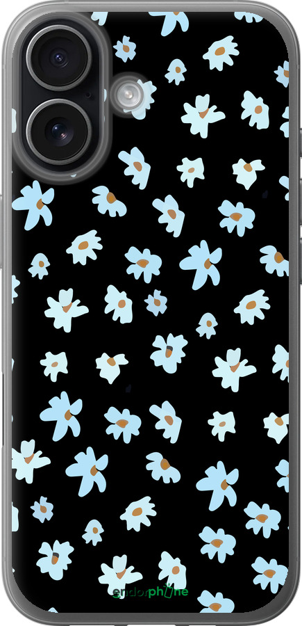 Силиконовый чехол Цветочный для Apple iPhone 17 - 4900u-4031 изображение 