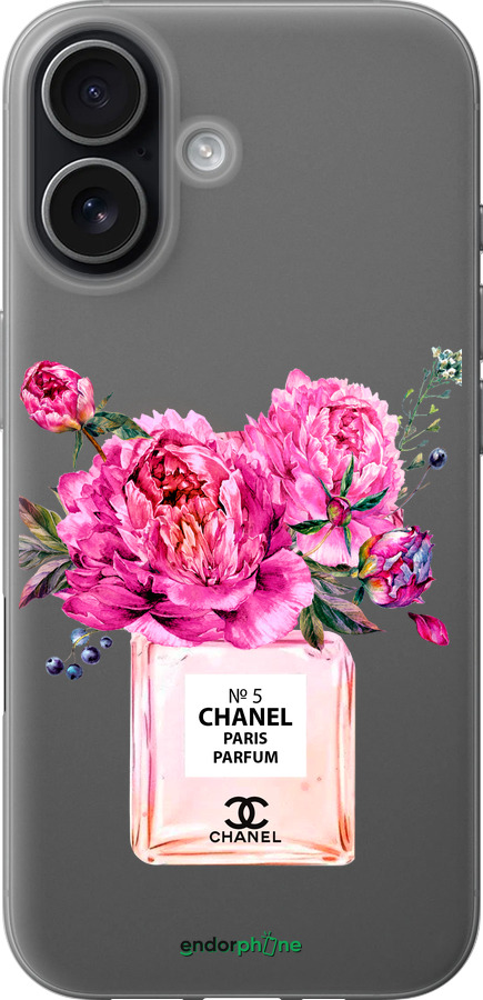 Силиконовый чехол Chanel для Apple iPhone 17 - 4906u-4031 изображение 