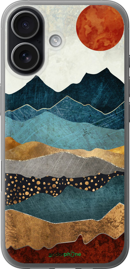 Силиконовый чехол Закат горы для Apple iPhone 17 - 5434u-4031 изображение 