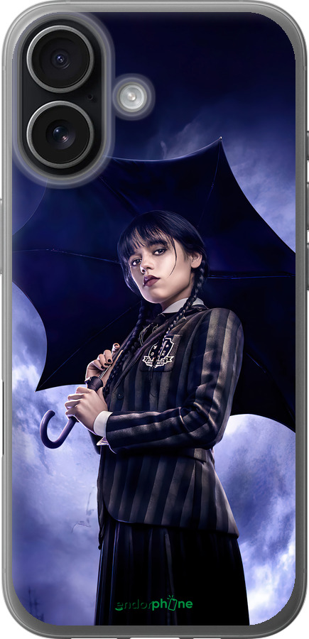 Силиконовый чехол Wednesday v2 для Apple iPhone 17 - 5516u-4031 изображение 