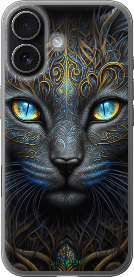 Силіконовий чехол Кішка для Apple iPhone 17 - 5548u-4031 изображение 