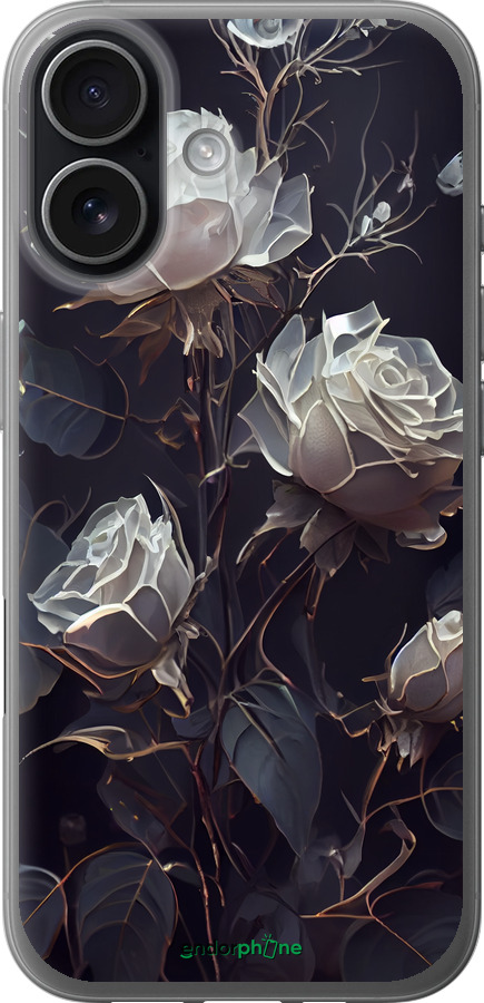 Силіконовий чехол Троянди 2 для Apple iPhone 17 - 5550u-4031 изображение 