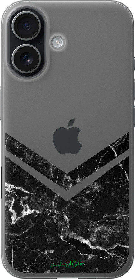 Силиконовый чехол Мраморный шеврон для Apple iPhone 17 - 5570u-4031 изображение 