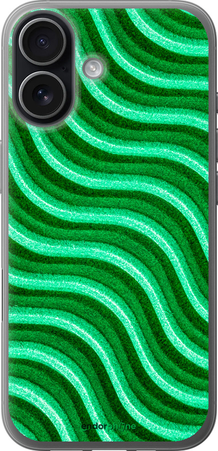 Силиконовый чехол Волнистые линии для Apple iPhone 17 - 5578u-4031 изображение 