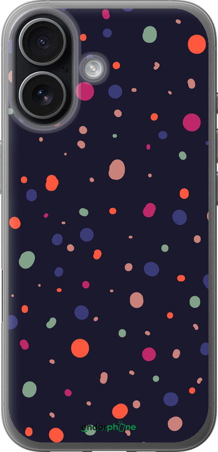 Силиконовый чехол Горошек v2 для Apple iPhone 17 - 5599u-4031 изображение 