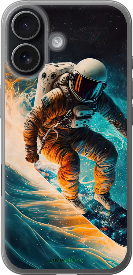 Силиконовый чехол Сноубордист для Apple iPhone 17 - 5604u-4031 изображение 