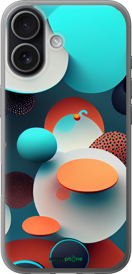 Силіконовий чехол Горошок абстракція для Apple iPhone 17 - 5608u-4031 изображение 