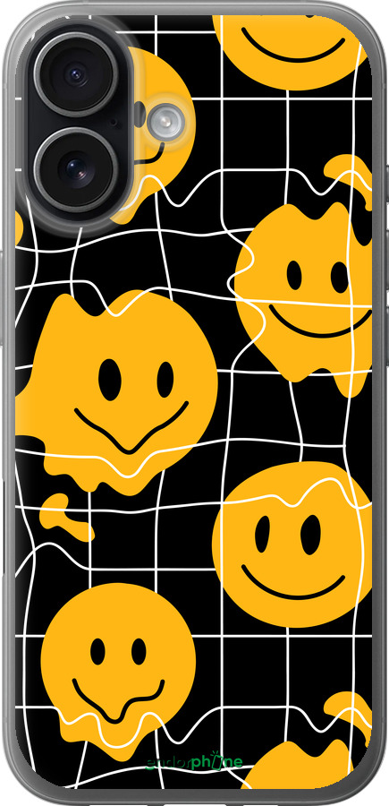Силиконовый чехол Смайлы v3 для Apple iPhone 17 - 5623u-4031 изображение 