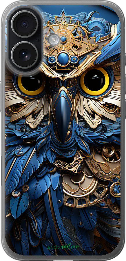 Силиконовый чехол Сова v2 для Apple iPhone 17 - 5649u-4031 изображение 