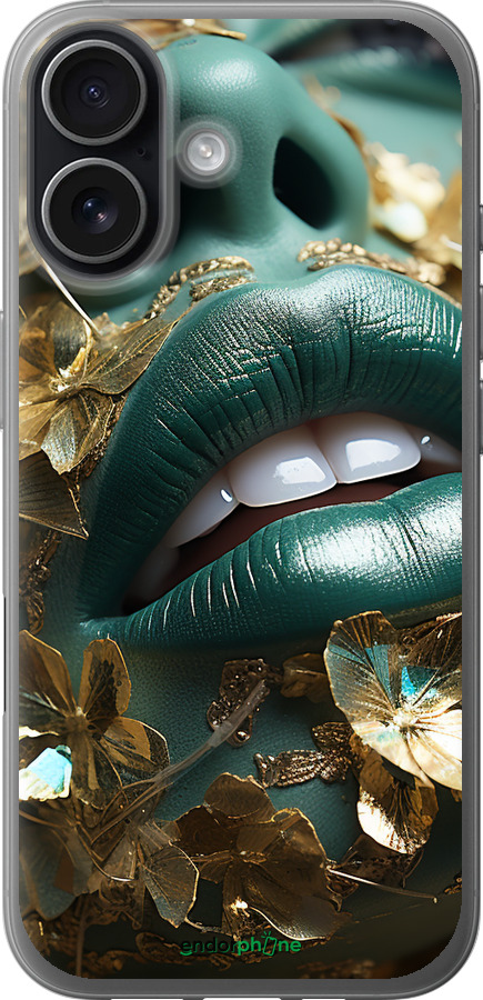 Силиконовый чехол Губы 2 для Apple iPhone 17 - 5667u-4031 изображение 