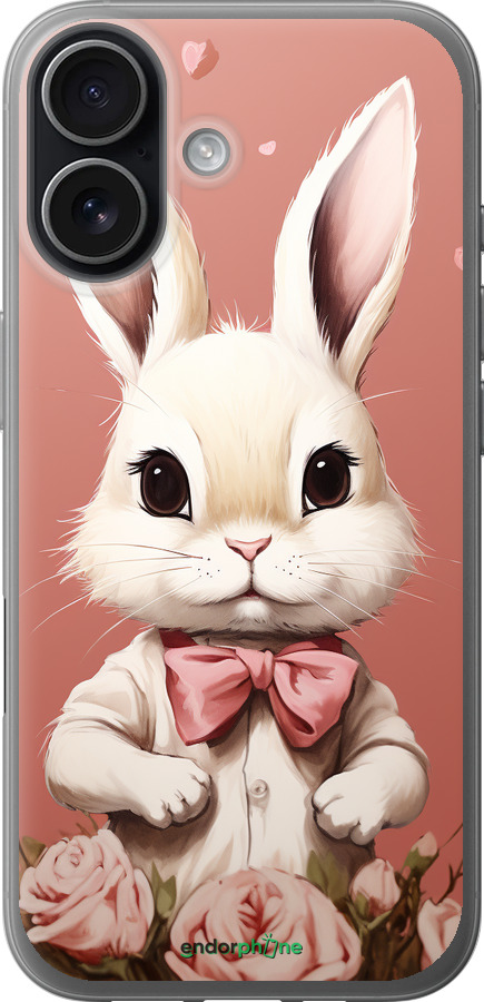 Силіконовий чехол Зайчик для Apple iPhone 17 - 5669u-4031 изображение 