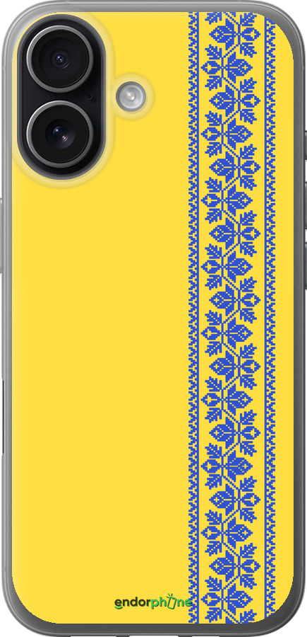 Силиконовый чехол Вышиванка 4 для Apple iPhone 17 - 569u-4031 изображение 