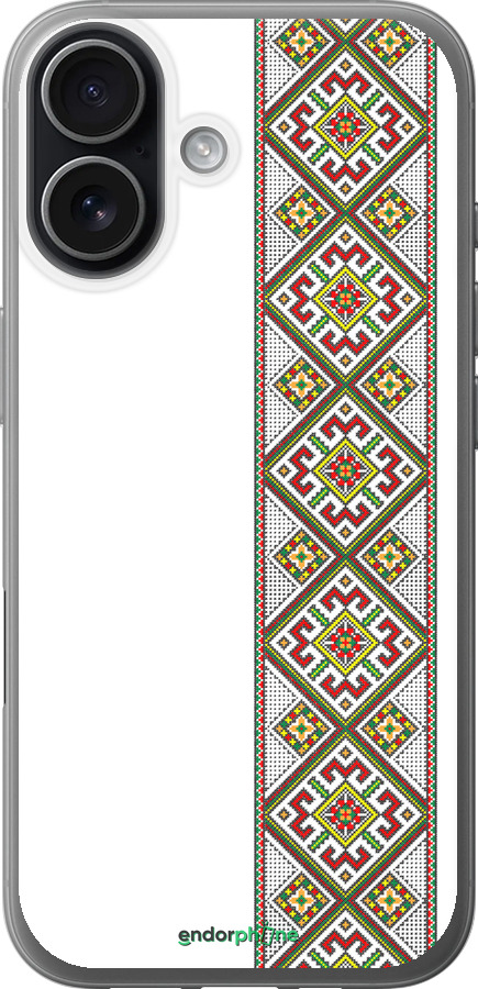 Силиконовый чехол Вышиванка 8 для Apple iPhone 17 - 574u-4031 изображение 