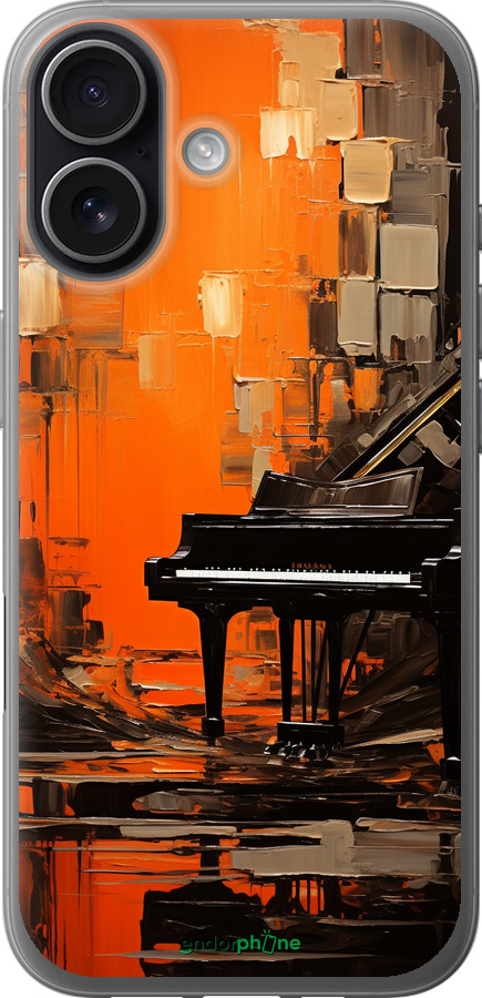 Силиконовый чехол Чехол для телефона Оранжевый Рояль для Apple iPhone 17 - 5937u-4031 изображение 