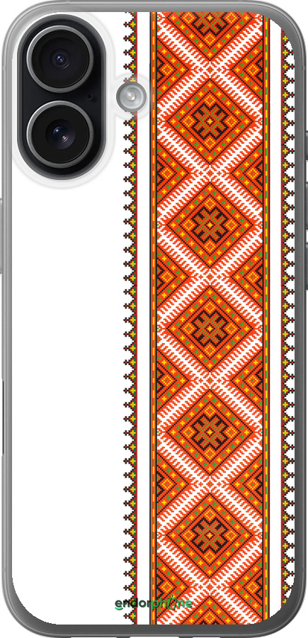 Силіконовий чехол Вишиванка 25 для Apple iPhone 17 - 593u-4031 изображение 