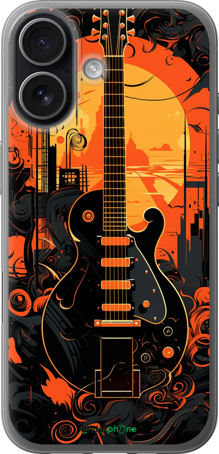 Силіконовий чехол Гитара для Apple iPhone 17 - 5957u-4031 изображение 