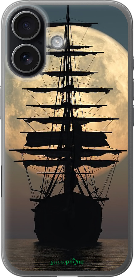 Силиконовый чехол Корабль для Apple iPhone 17 - 5998u-4031 изображение 