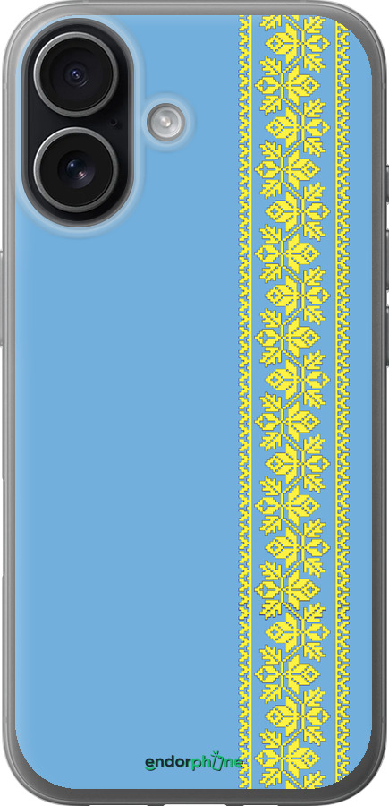 Силиконовый чехол Вышиванка 33 для Apple iPhone 17 - 602u-4031 изображение 