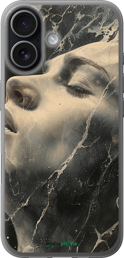Силіконовий чехол Мармурова жінка для Apple iPhone 17 - 6040u-4031 изображение 