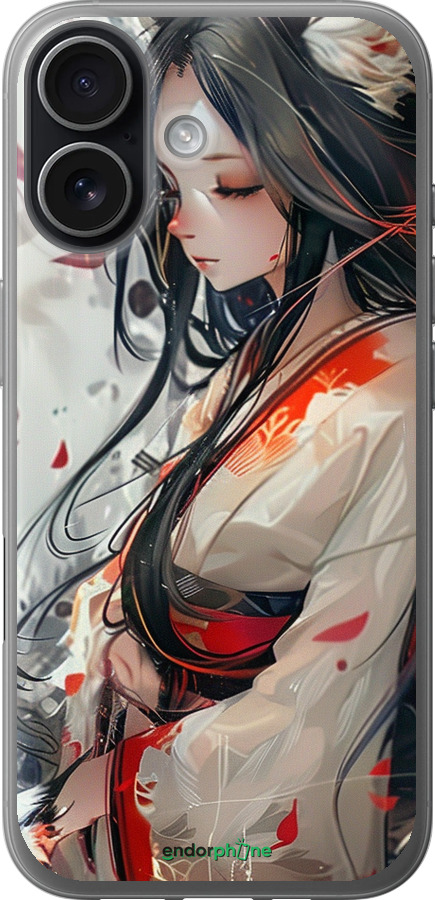 Силиконовый чехол Кицуне для Apple iPhone 17 - 6073u-4031 изображение 