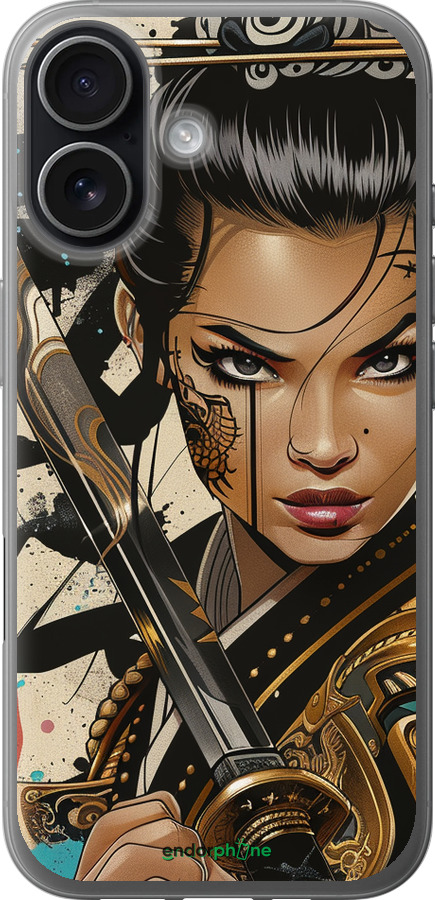 Силіконовий чехол Воїнка вітрів для Apple iPhone 17 - 6077u-4031 изображение 