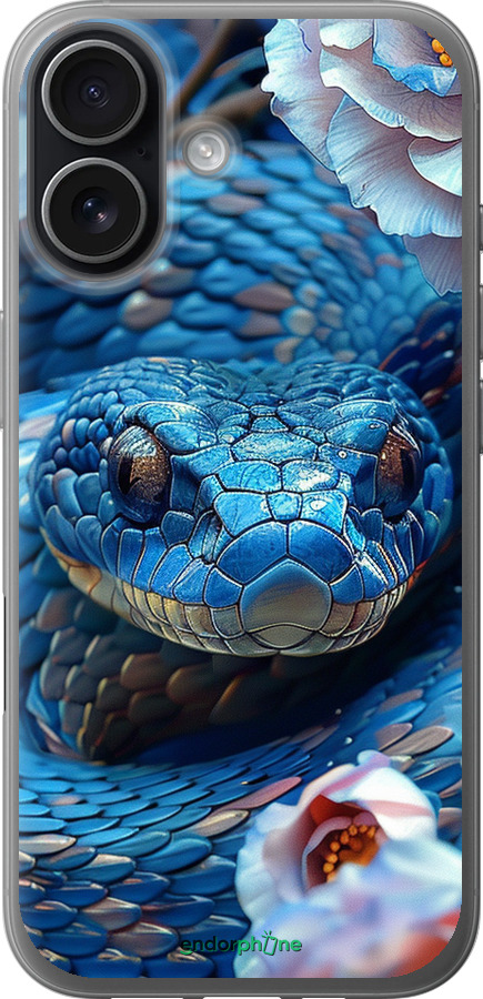 Силиконовый чехол Blue Snake для Apple iPhone 17 - 6079u-4031 изображение 