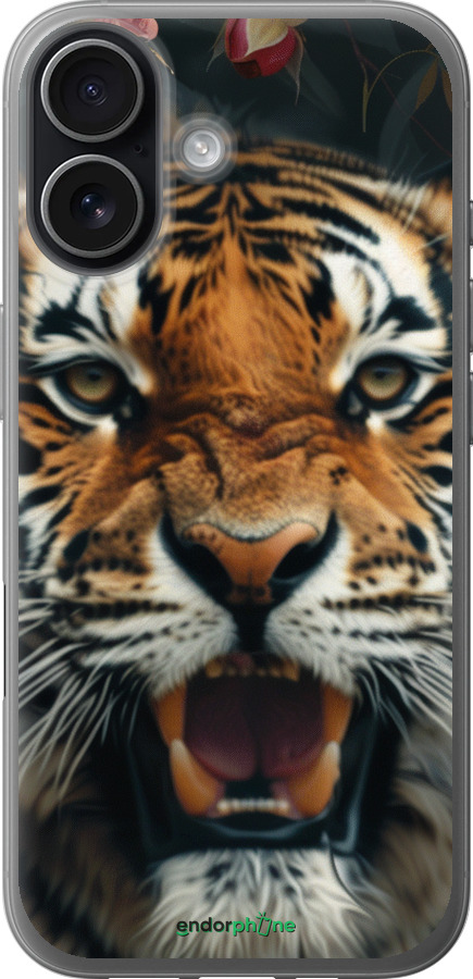 Силиконовый чехол Тигровое величие для Apple iPhone 17 - 6080u-4031 изображение 