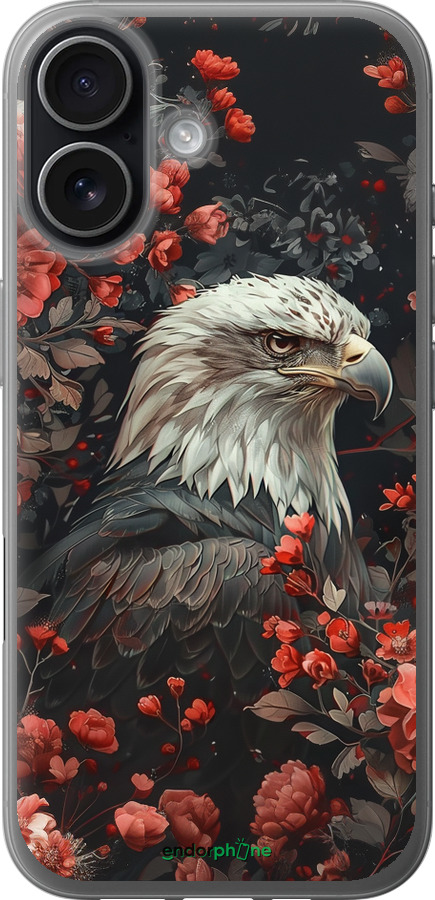 Силиконовый чехол Цветочный страж для Apple iPhone 17 - 6102u-4031 изображение 