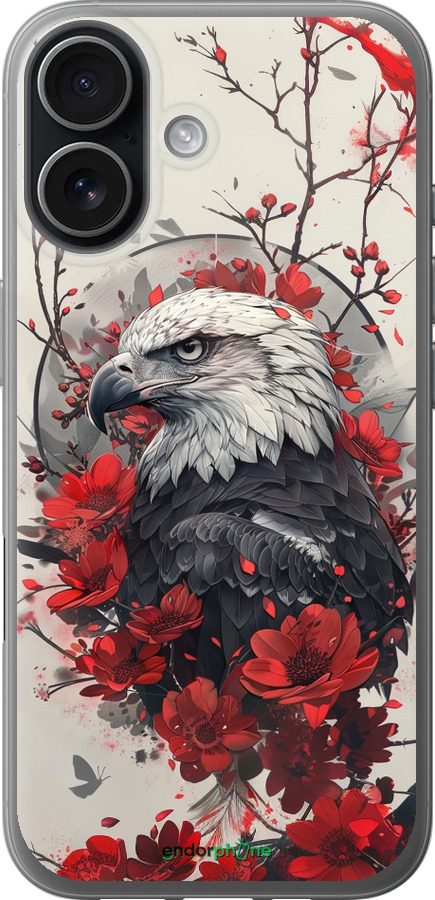 Силиконовый чехол Рубиновый орел для Apple iPhone 17 - 6103u-4031 изображение 