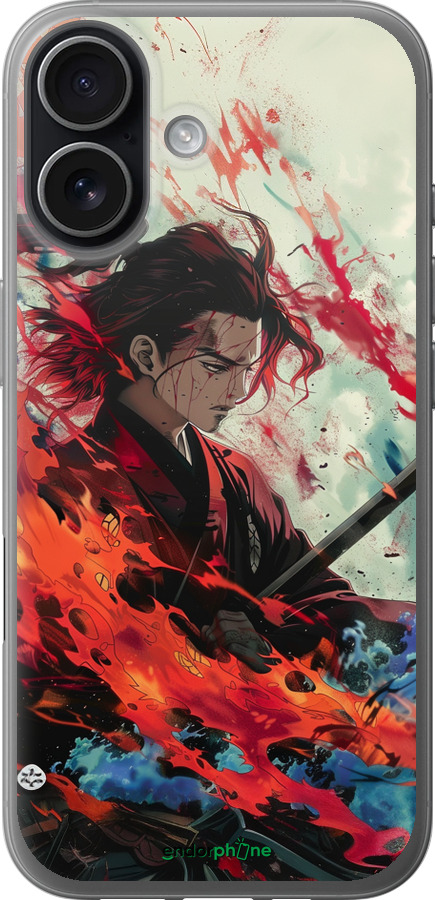 Силіконовий чехол Битва стихій для Apple iPhone 17 - 6110u-4031 изображение 