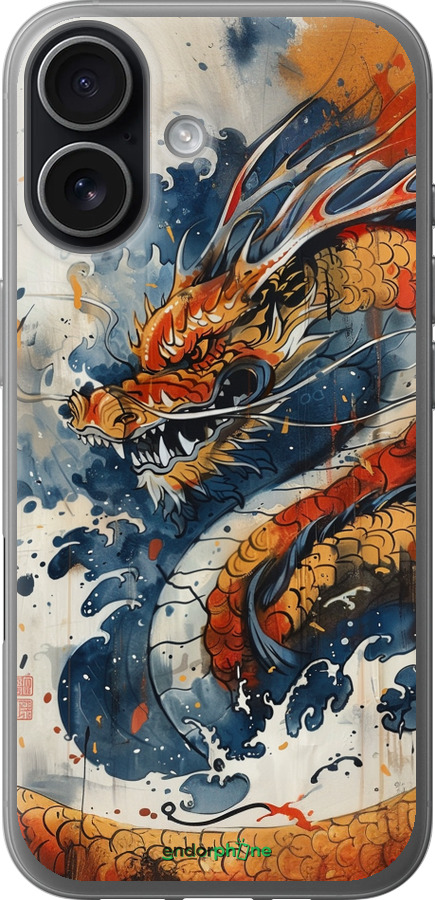 Силіконовий чехол Гнів дракона для Apple iPhone 17 - 6112u-4031 изображение 