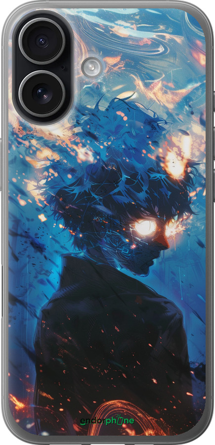 Силиконовый чехол Сатору Годжо для Apple iPhone 17 - 6129u-4031 изображение 