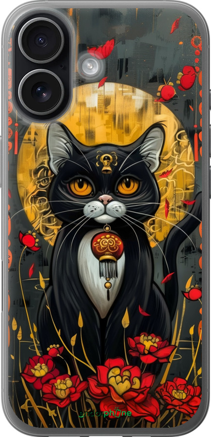 Силиконовый чехол China Cat для Apple iPhone 17 - 6134u-4031 изображение 