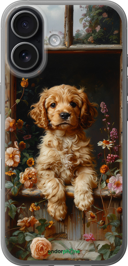 Силиконовый чехол Щенок cocker spaniel для Apple iPhone 17 - 6136u-4031 изображение 