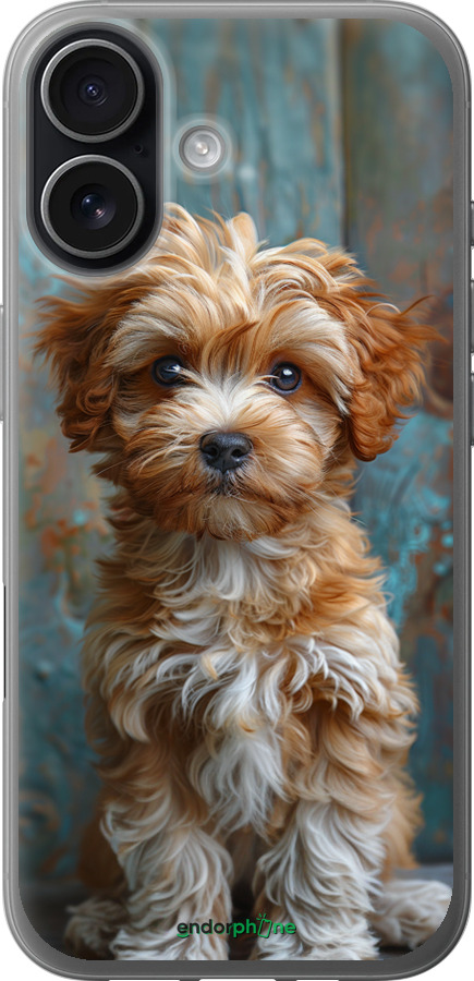 Силиконовый чехол Щенок мальтипу для Apple iPhone 17 - 6157u-4031 изображение 