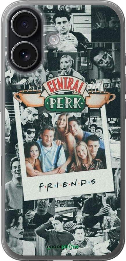 Силиконовый чехол Друзья для Apple iPhone 17 - 6276u-4031 изображение 