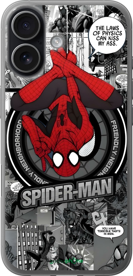 Силиконовый чехол Человек паук для Apple iPhone 17 - 6279u-4031 изображение 