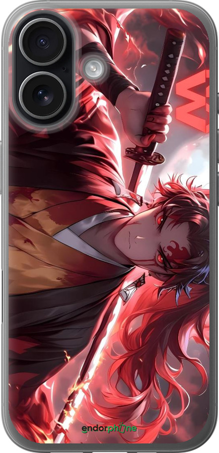 Силиконовый чехол Аниме воин для Apple iPhone 17 - 6281u-4031 изображение 