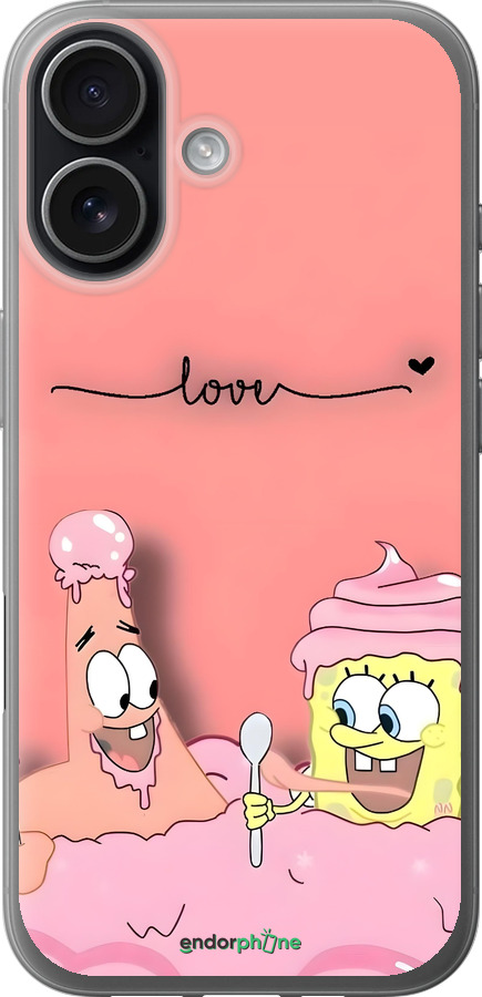 Силіконовий чехол Спанч Боб для Apple iPhone 17 - 6282u-4031 изображение 