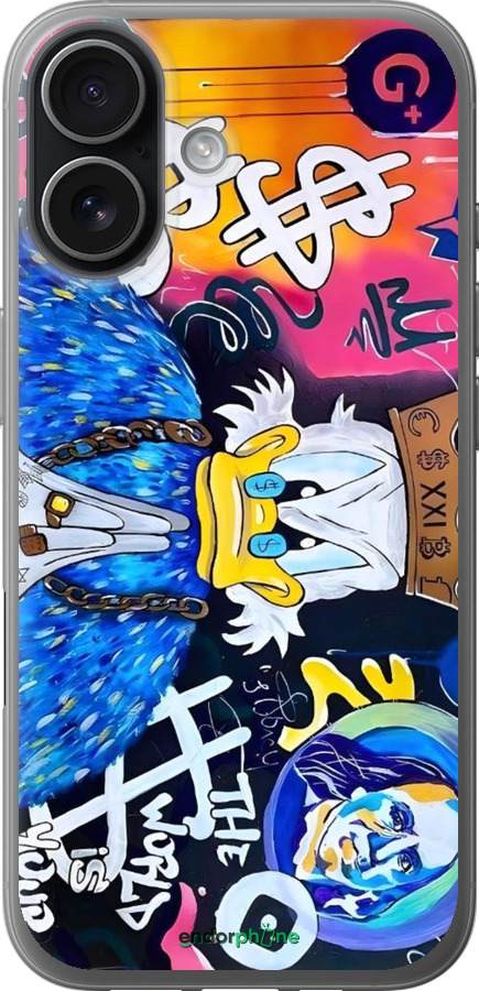 Силиконовый чехол Скрудж 2 для Apple iPhone 17 - 6285u-4031 изображение 