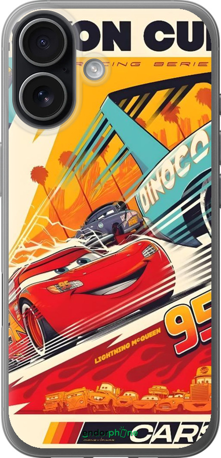 Силиконовый чехол Тачки для Apple iPhone 17 - 6288u-4031 изображение 